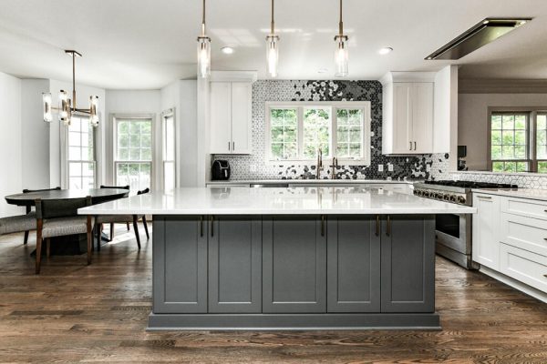 Luxury kitchen remodel professional photography
